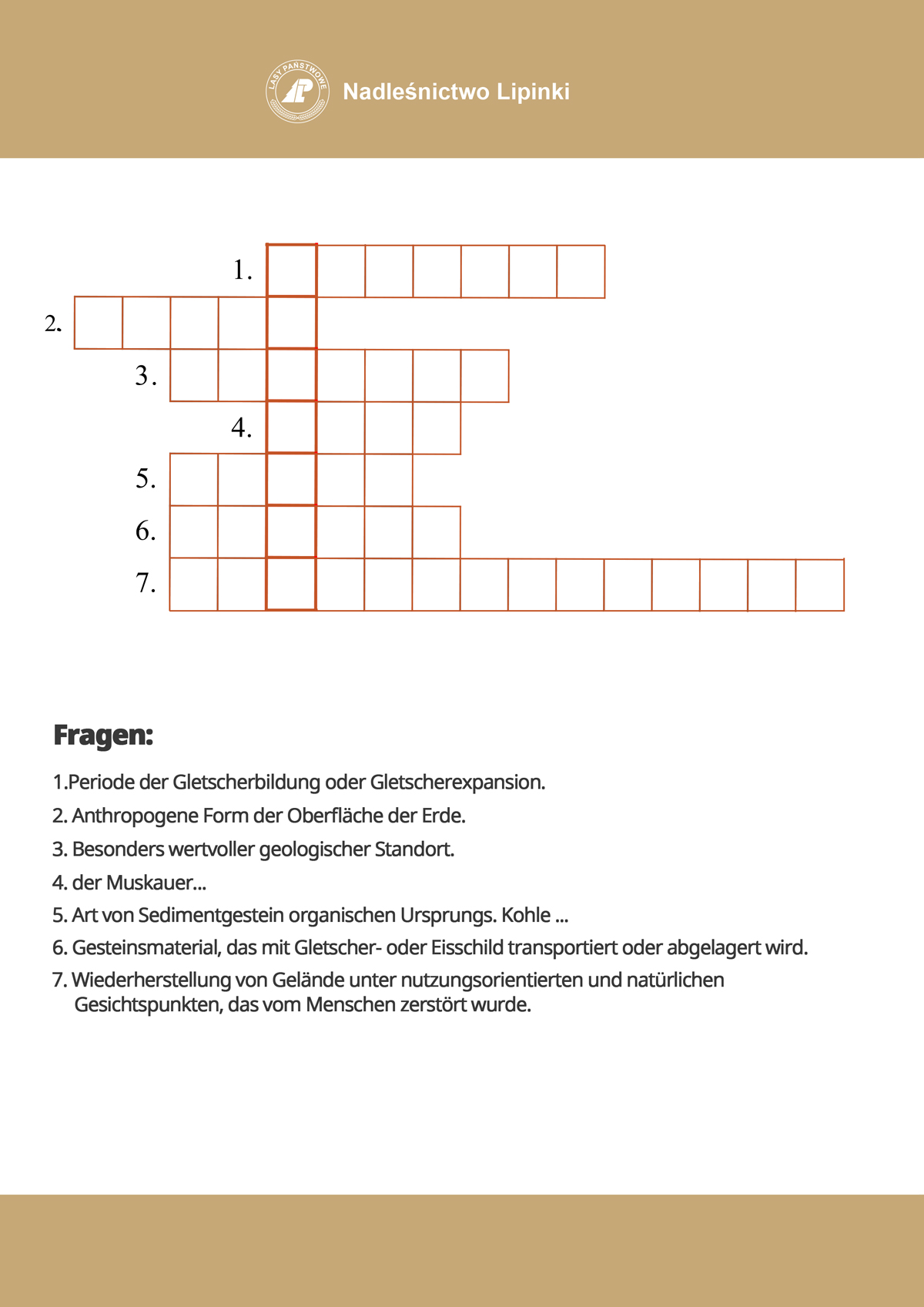 Kreuzworträtsel. Fot. Assist Media